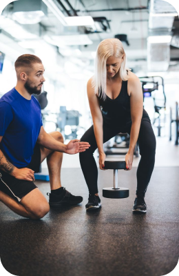 Personal fitness trainer for women Dubai